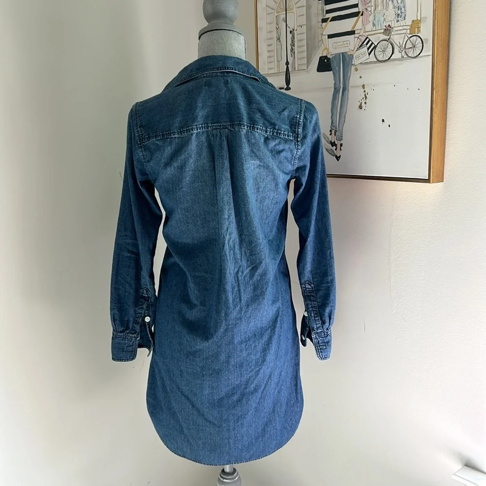 JCrew Denim Shirt Dress - Picture 5 of 5